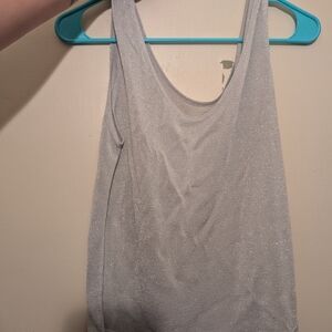 Silver Women's Top